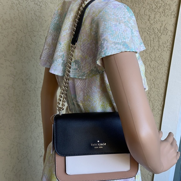 Kate Spade Remi Colorblock Flap Chain Crossbody - Picture 13 of 16